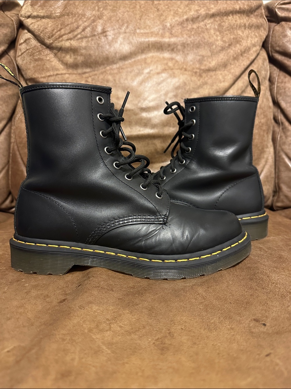 Dr Martens Black 1460 Leather Combat Boots